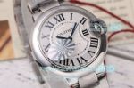 AF Factory Ballon Bleu De Cartier White Roman Marks Dial 33MM Cal.076 Watch